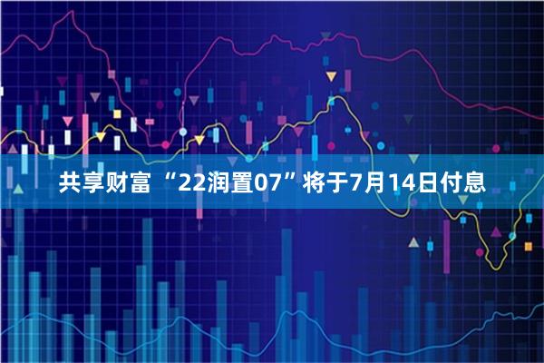 共享财富 “22润置07”将于7月14日付息